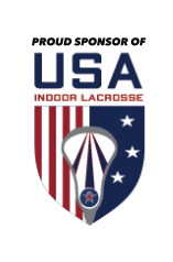 Team USA Indoor Lacrosse logo – Power Sleeve® is a proud sponsor supporting USA-made lacrosse training and athlete development.