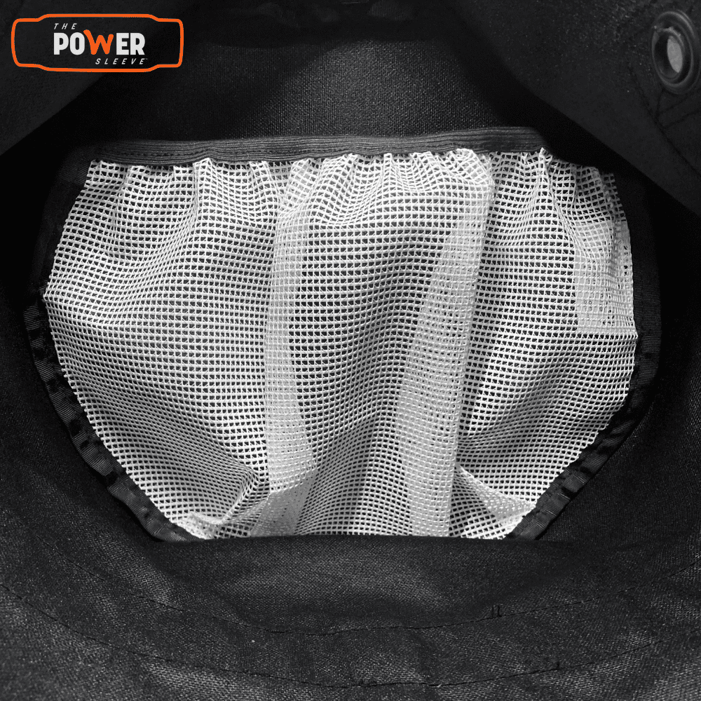 USA-made Power Sleeve® gym bag with dedicated shoe compartment and waterproof zippers